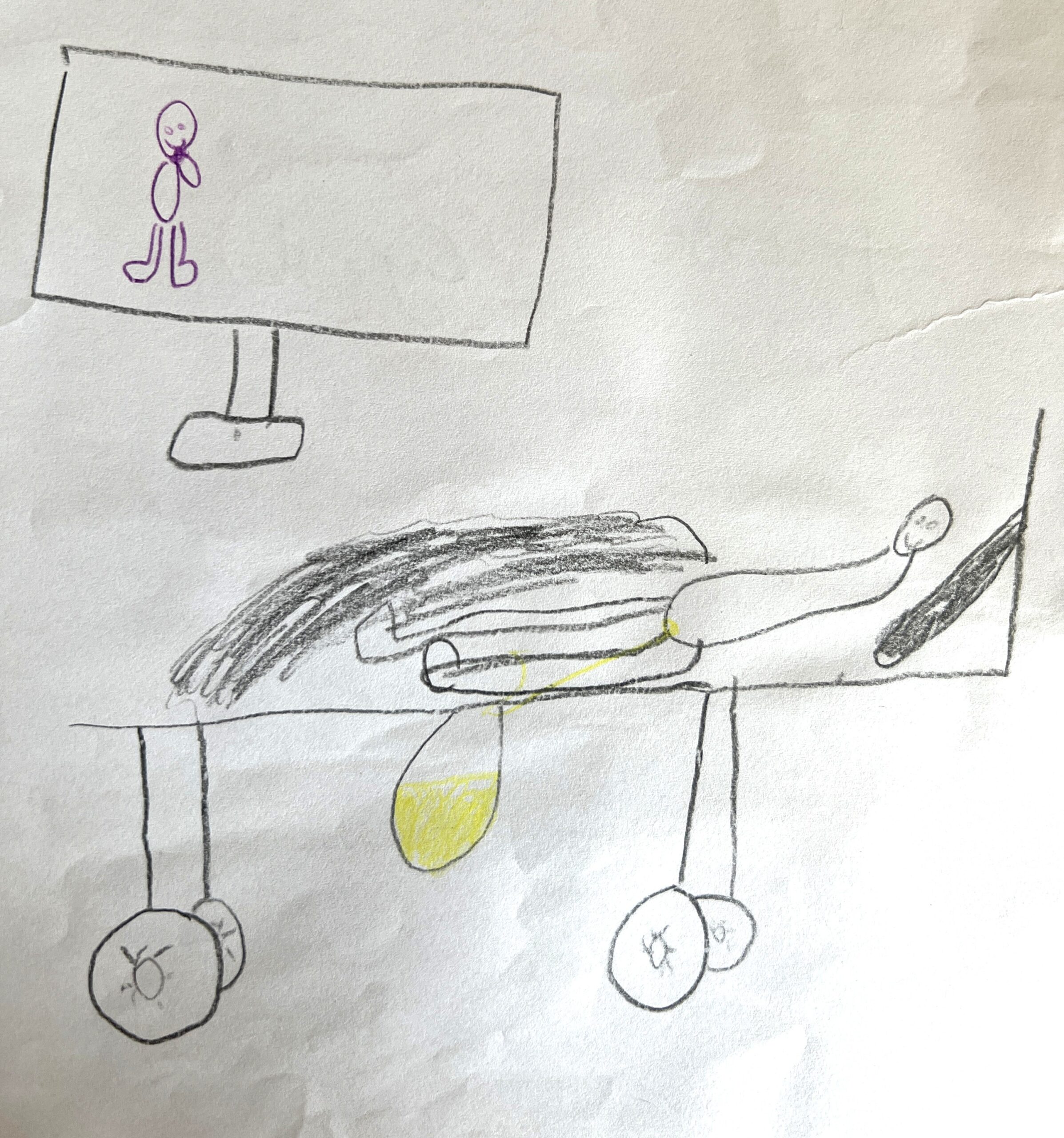 Zeichnung der Enkelkinder